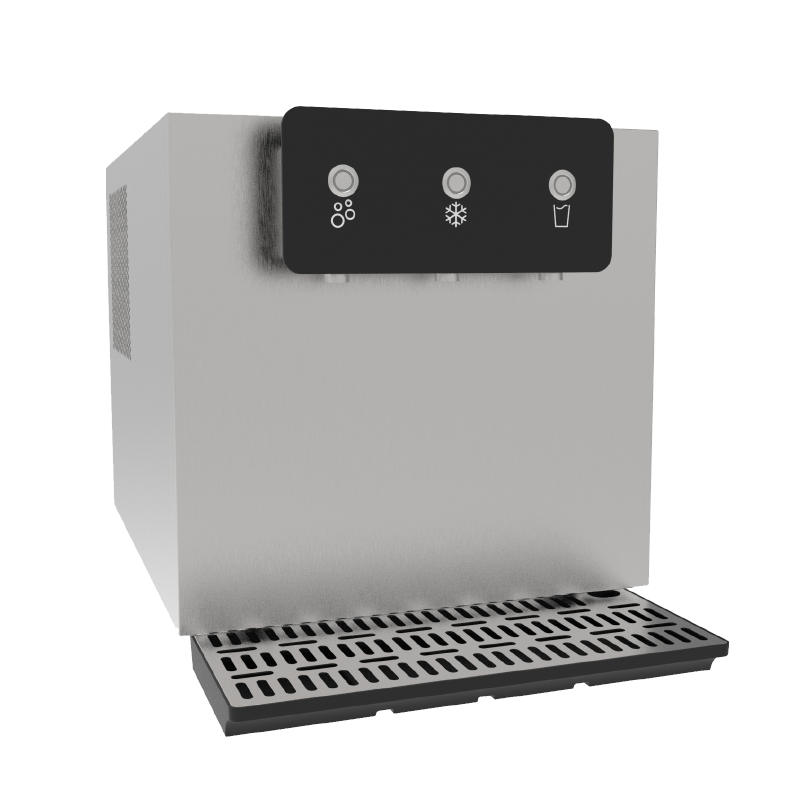 3 Knöpfe Arbeitsplatte funkelnder Wasserspender 